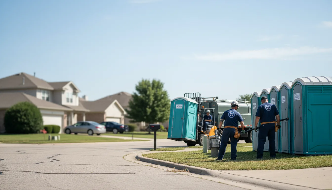 Porta Potty Rental in Bluff Springs, IL near me